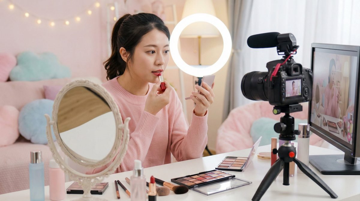 17c一起草美妆教程视频